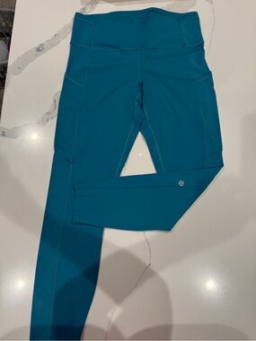 lululemon athletica Teal High-Rise Leggings